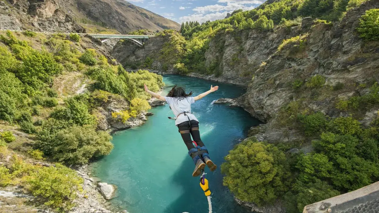 Bungee Jumping in the Land of the Long White Cloud - New Zealand